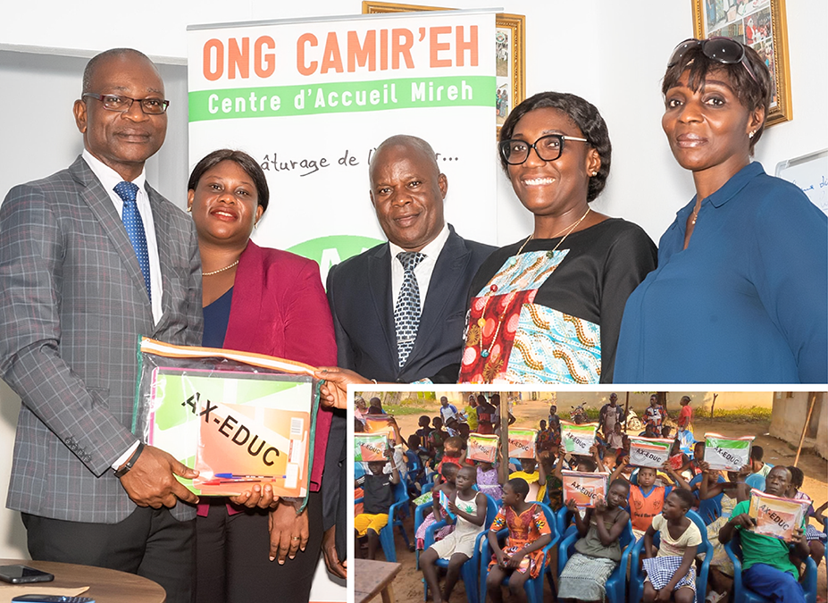 Dons de kits scolaires à 100 élèves admis en 6ème